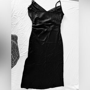 Chic One-Shoulder Black Dress
